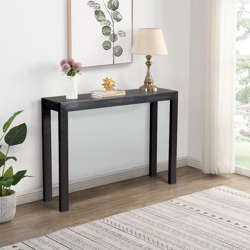 Pinewood Entryway Table Console with Sturdy Surface 220 lbs - 46.1 x 11.8 x 31.9 in