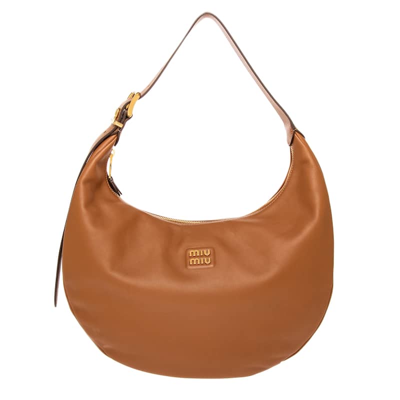 Miu Miu Large Hobo Bag - Tan