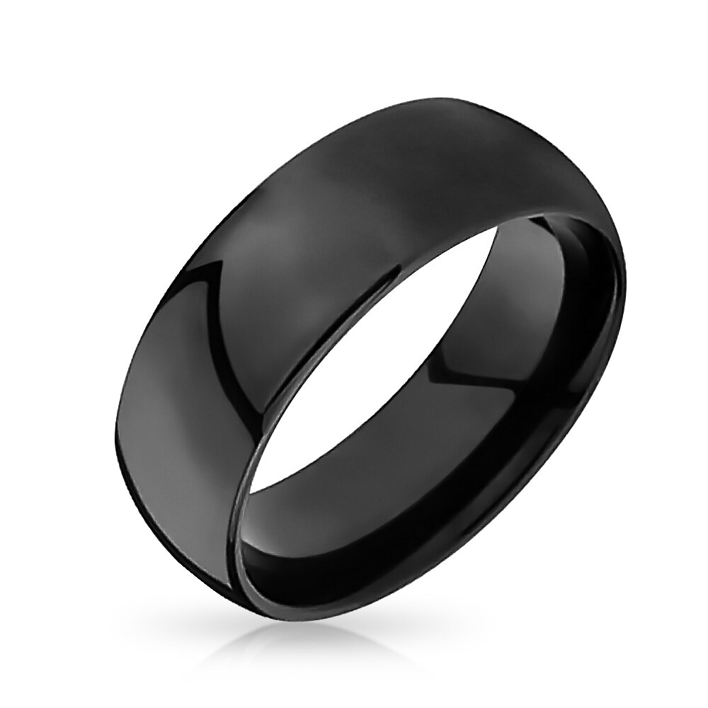 plain titanium ring