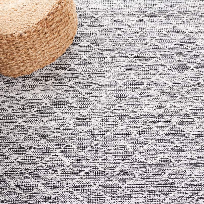 SAFAVIEH Handmade Ebony Fulvia Modern Wool Rug