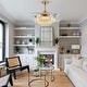 preview thumbnail 11 of 26, 48 in. Indoor Modern Ceiling Fan with Light Gold Retractable Crystal Chandelier Fan with Remote for Kitchen Living Room