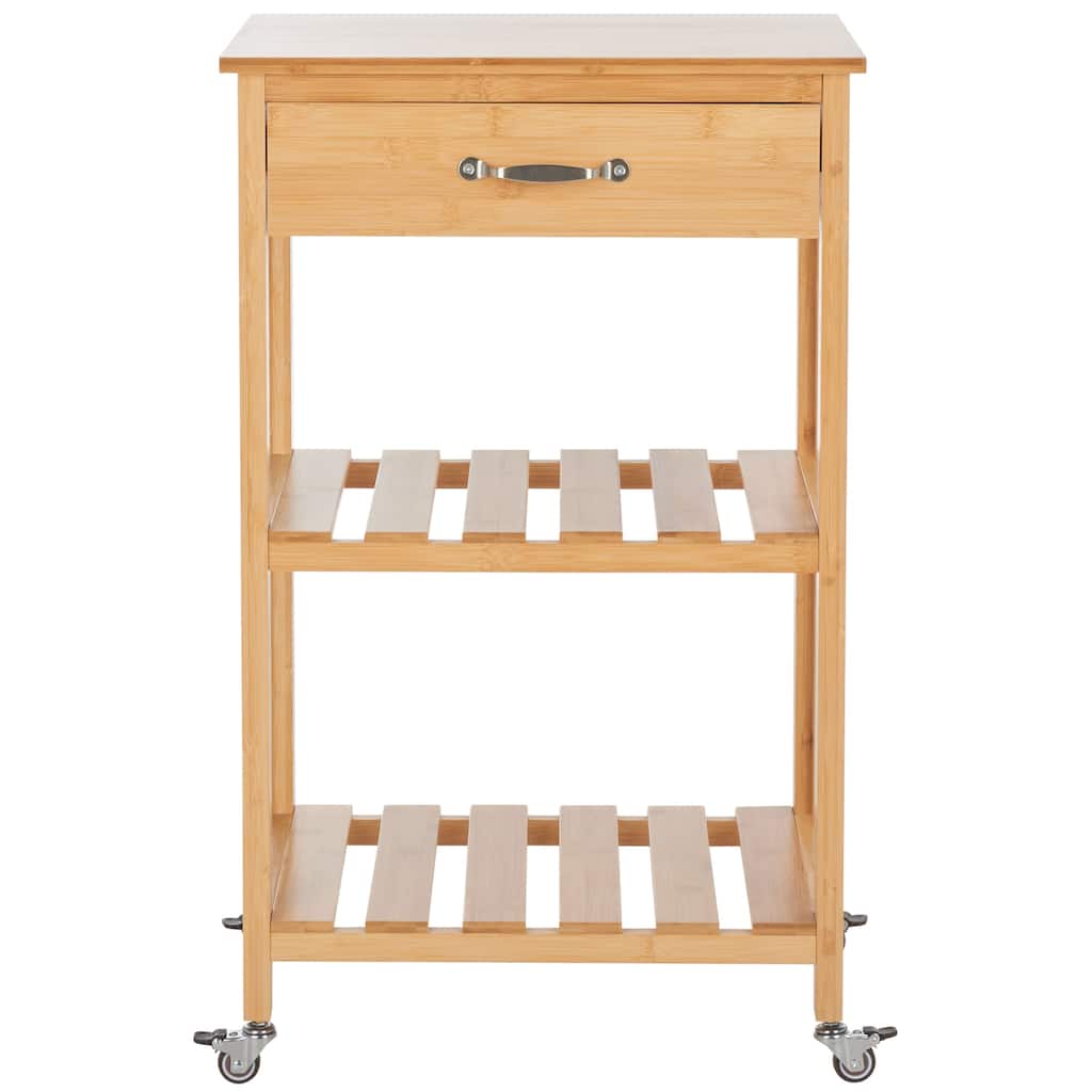 SAFAVIEH Evette Corteau Kitchen Cart - 19" W x 13" D x 30" H - 19Wx13Dx31H