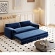 preview thumbnail 75 of 82, 66" Queen Pull Out Sofa Bed, 3-in-1 Convertible Sleeper Sofa with Side Storage