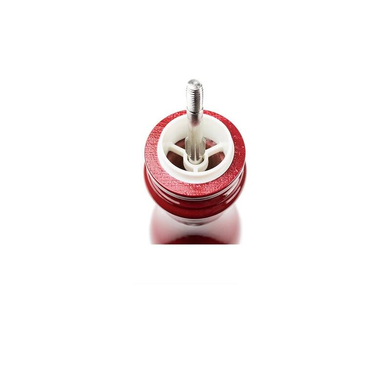 Peugeot Paris u'Select Zirlion Salt Mill, Passion Red, 5 inch, Adjustable Grind
