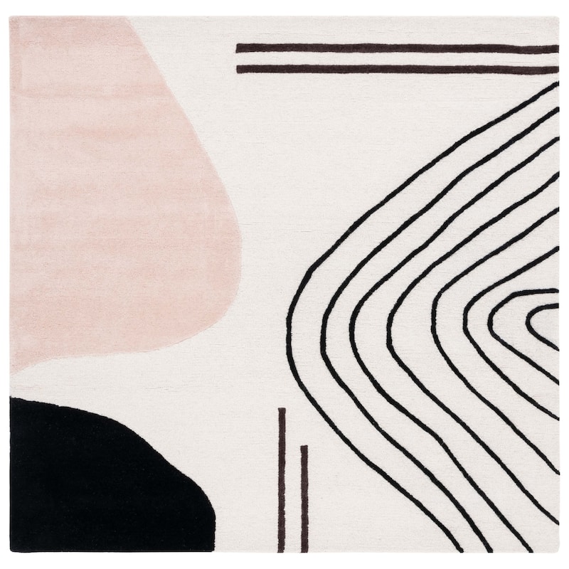 SAFAVIEH Handmade Rodeo Drive Vutka Mid-Century Modern Wool Rug