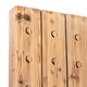 preview thumbnail 5 of 32, Brown Wood Rustic Farmhouse Wall Peg Wine Rack
