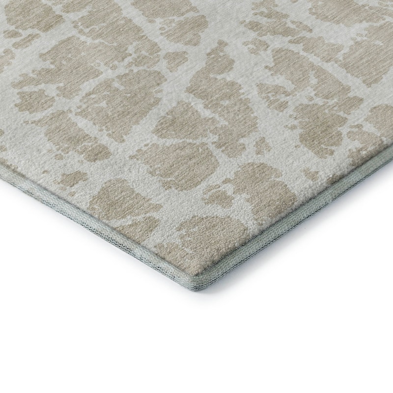 Premium Washable Super Soft Modern Crackle Mayfield Rug