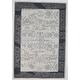 preview thumbnail 1 of 7, One of a Kind Hand-Tufted Americana 5' x 8' Oriental Wool Grey Rug - 5'1"x7'6"