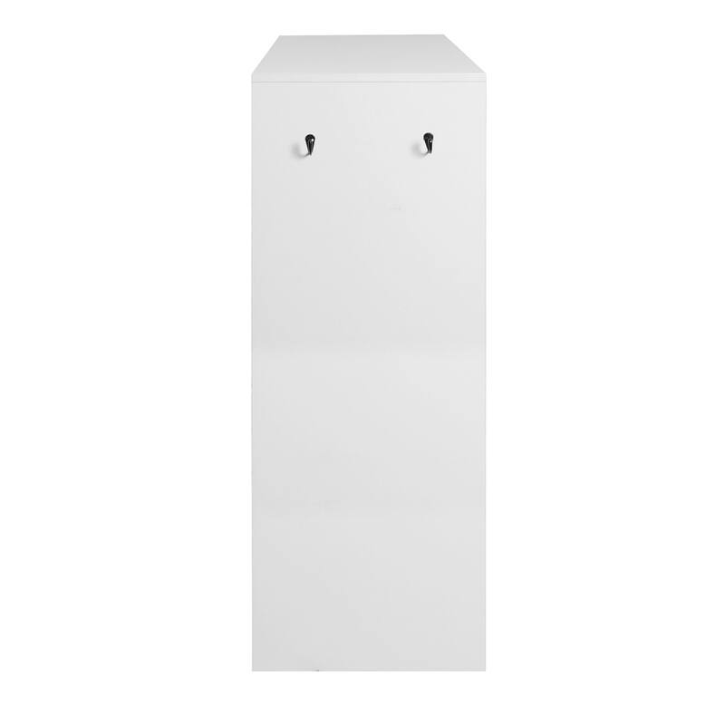 43.3 in.H Freestanding Shoe Cabinet Organizer with Adjustable Shelf - 4-Tier