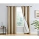preview thumbnail 5 of 74, Dakota Complete Blackout Drapery Heavy Thermal Insulated Efficient Window Curtain Grommet Panels, 2 Panels 42 W x 84 L per panel - Set of 2 - Taupe