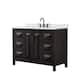 Option Dark Espresso / Giotto Quartz Top / Matte Black
