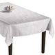 preview thumbnail 7 of 22, Solid Scroll Scalloped Edge Tablecloth