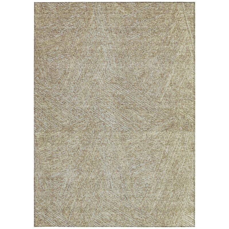 HomeRoots Abstract Transitional Rectangle Outdoor Rug