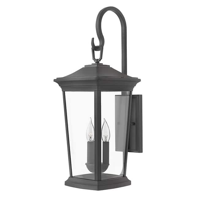 Hinkley Lighting Bromley 3 Light 25" Tall Outdoor Wall Sconce with LED - Museum Black