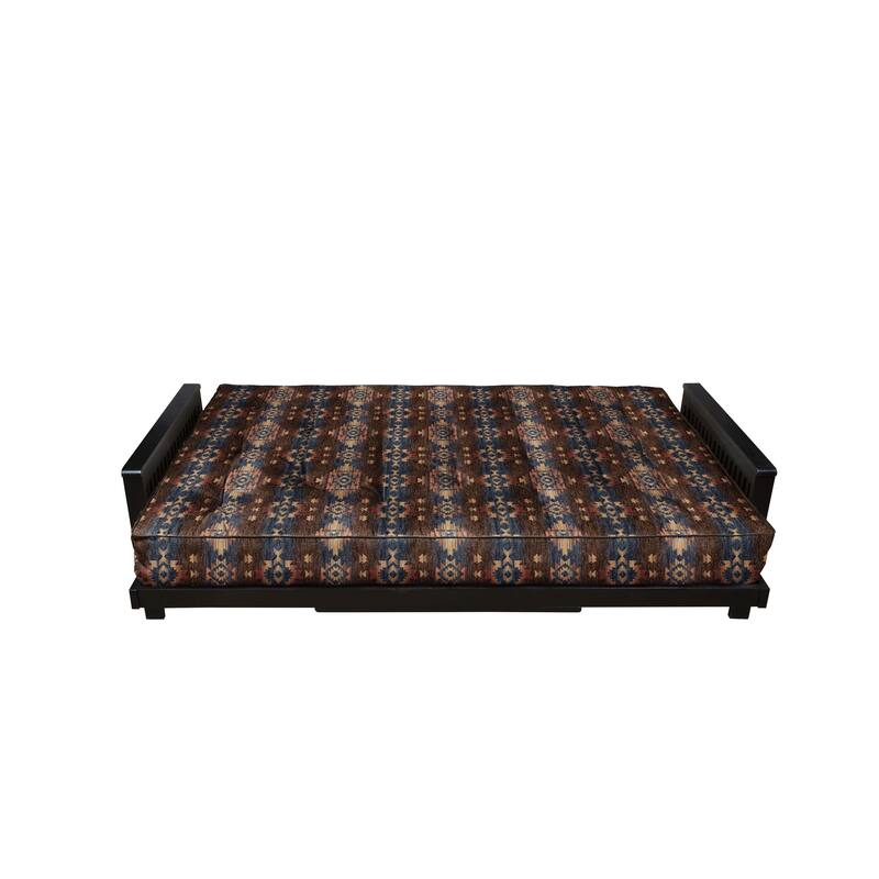 Sorra Home Southwest with Faux Leather Piping Full Futon Mattress (Mattress only)