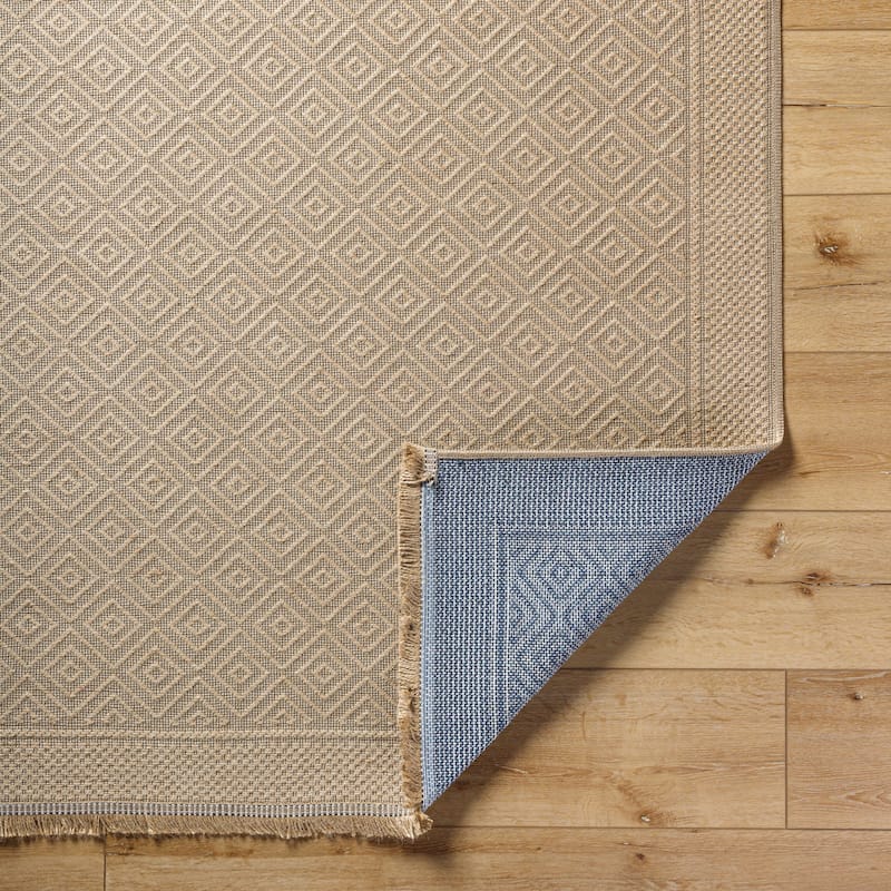 Livabliss Country Mystery Diamond Washable Area Rug