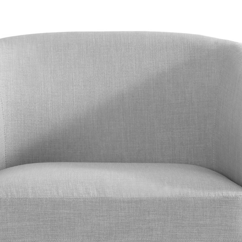 31.1'' W Modern Barrel Swivel Accent Chair