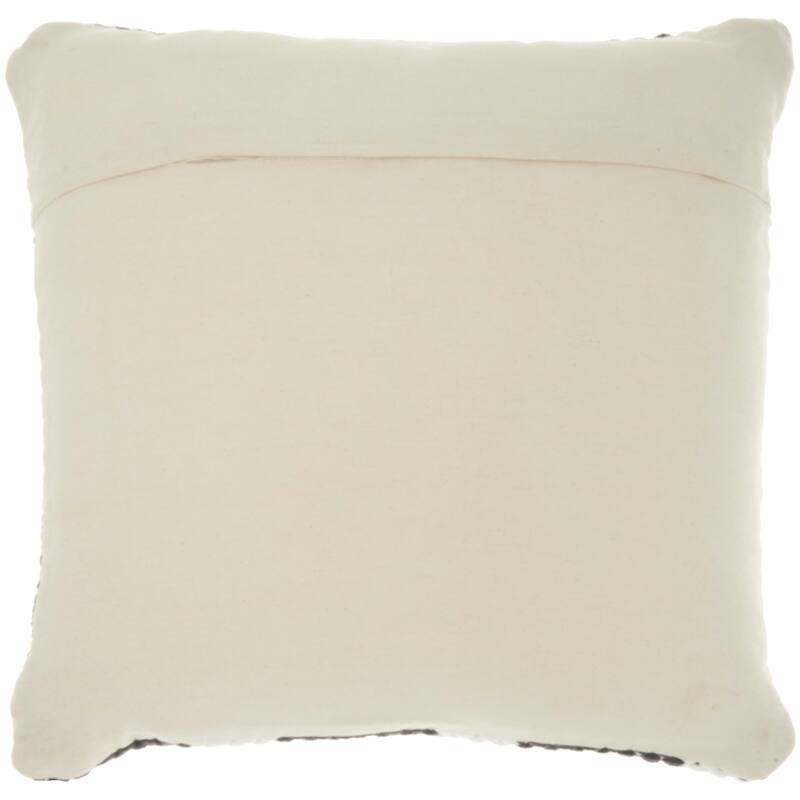 Mina Victory Life Styles Textured Geometric Woven Diamonds Throw Pillow 20" x 20"