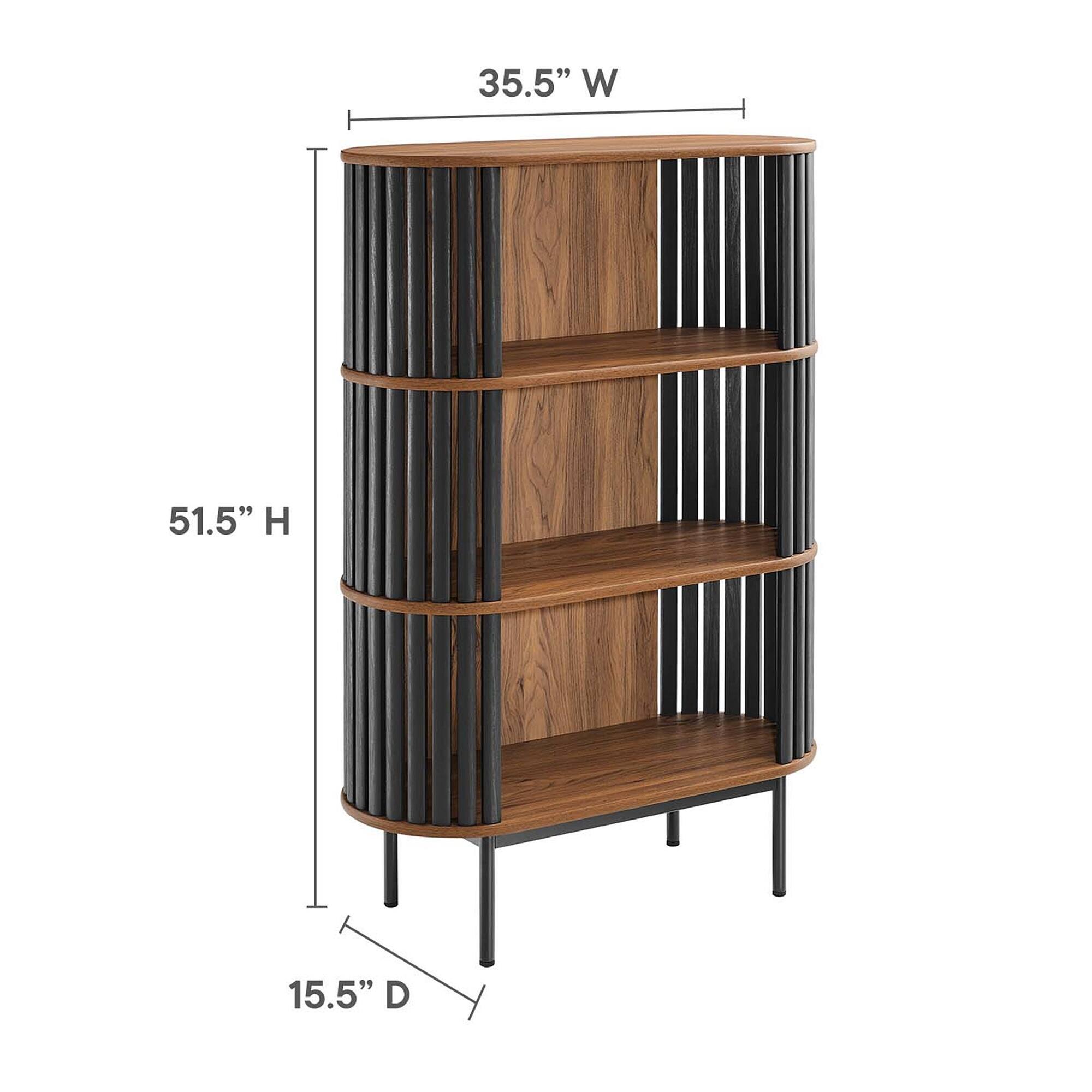 Collins Modern Twotone Wooden 3shelf Bookcase Display Bed Bath & Beyond 38913792