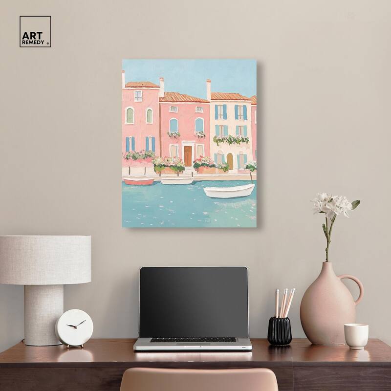 Adrift in Venice Canvas by Art Remedy, Gallery Wrapped