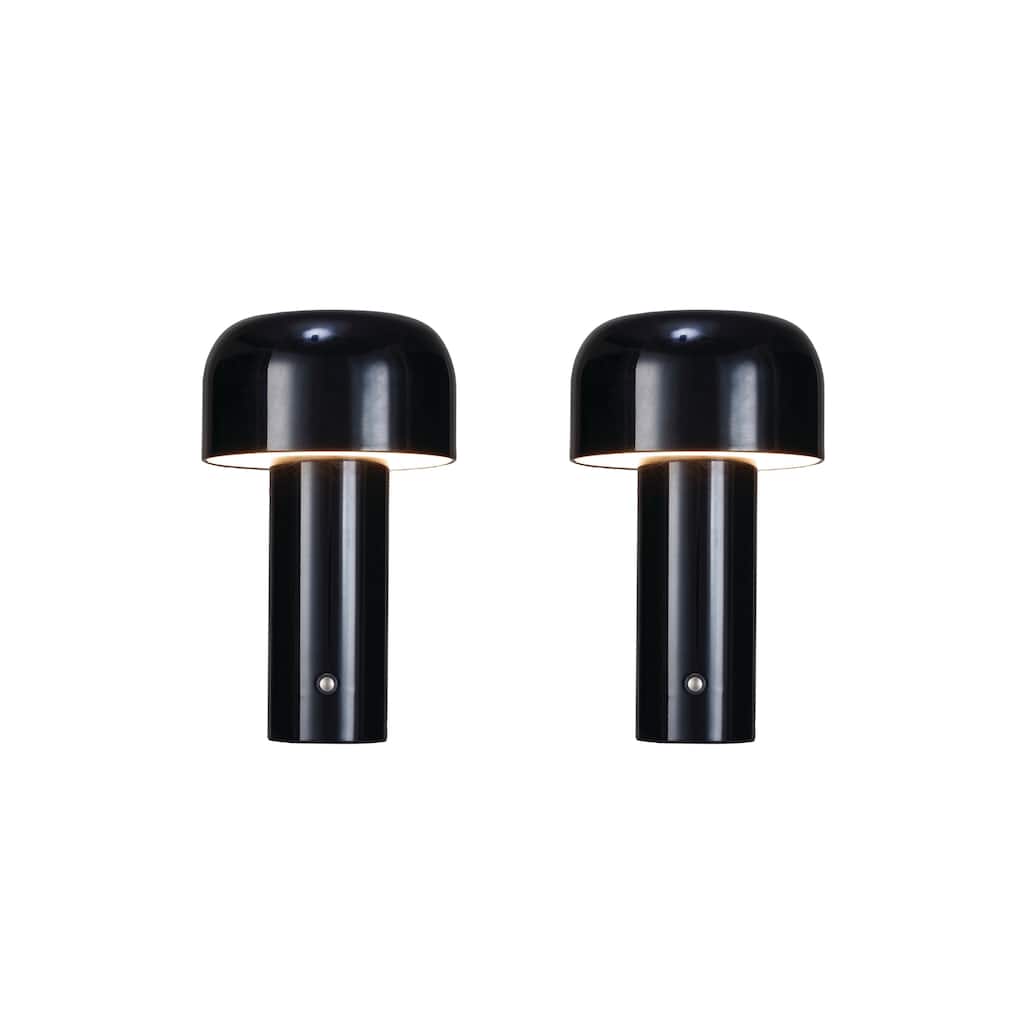 Metal LED Rechargeable Table Lamp - 4.9"L x 4.9"W x 8.3"H