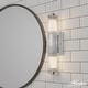 preview thumbnail 39 of 91, Hunter Holly Grove Bathroom Vanity Wall Light, Art or Shelf Light - Contemporary - Damp Rated!