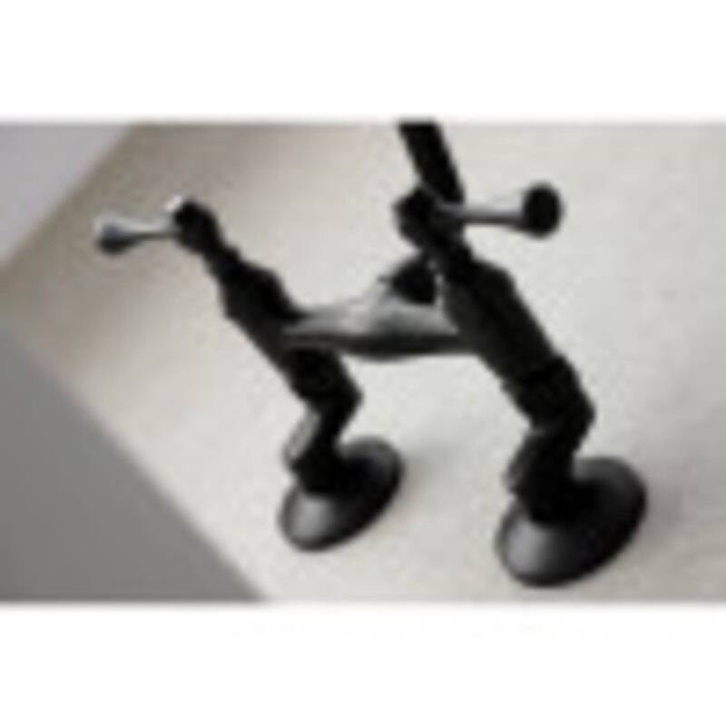 Kingston Brass Kingston 1.8 GPM Wall Mounted Bridge Kitchen Faucet