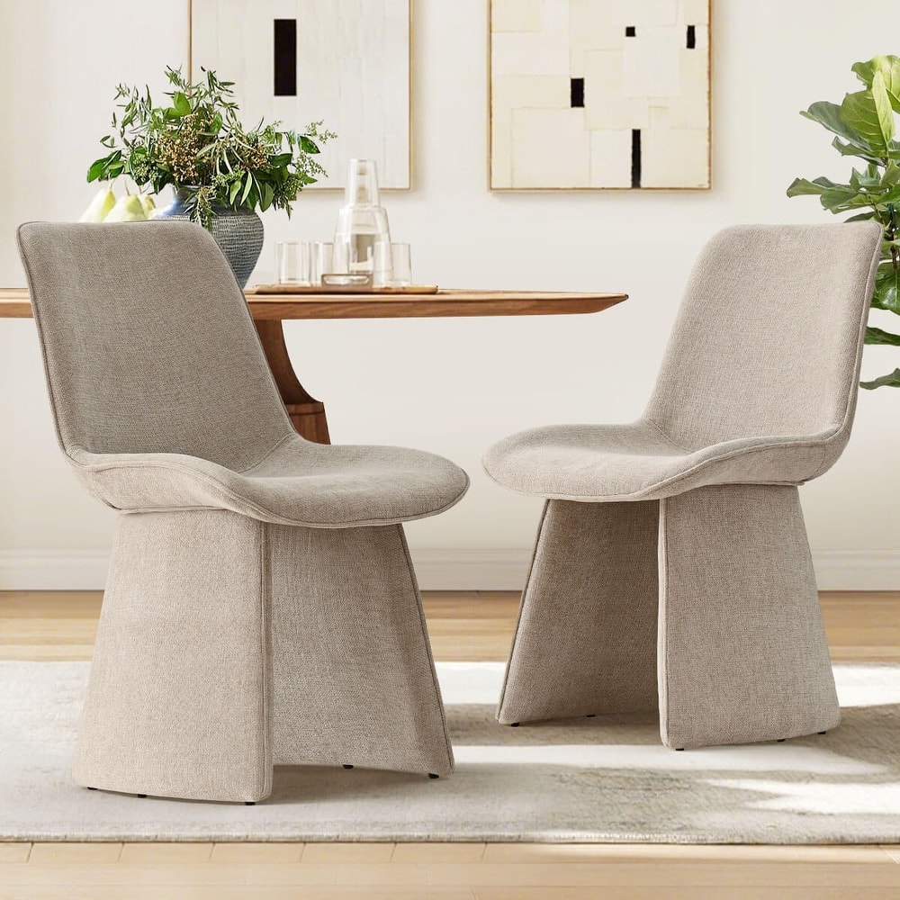 Modern Upholstered Dining Chairs(Set of 2)
