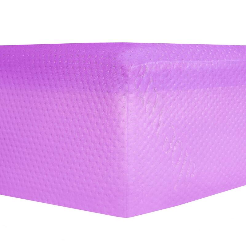 Kin 6 Inch Memory Gel Foam Full Size Mattress, Fire Protection Layer, Pink
