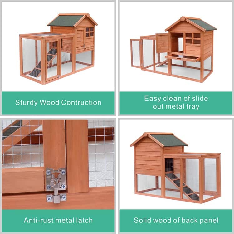 Hot sale Easily-assembled wooden Rabbit house Chicken coop kennels