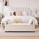 preview thumbnail 62 of 72, Velvet/Leather Storage Bench for Bedroom,End of Bed Bench for King Size Bed, Modern Upholstered Long Ottoman Bench for Entryway