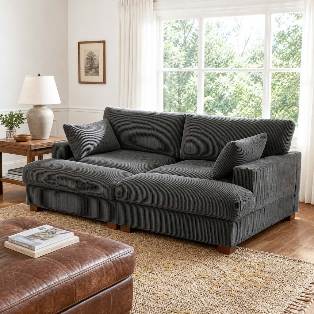 Modern Modular Sectional Sofa Chaise Couch Bed