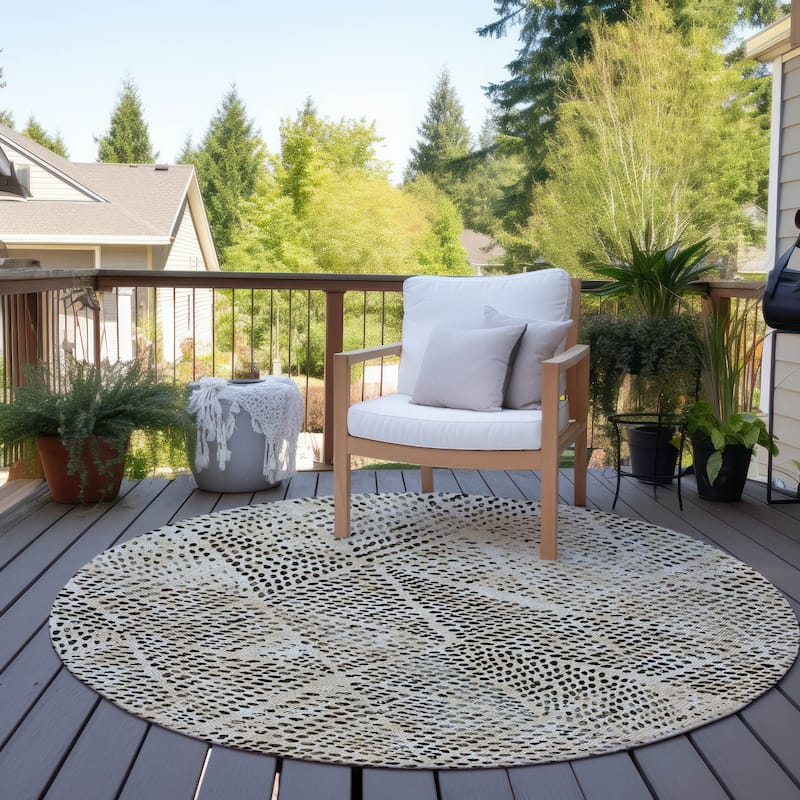Machine Washable Indoor/ Outdoor Chantille Modern Diamonds Rug