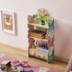 preview thumbnail 8 of 8, D&N Kids Olivia the Fairy Girls Hand Painted 3 Tier Flower Bookcase with Drawers