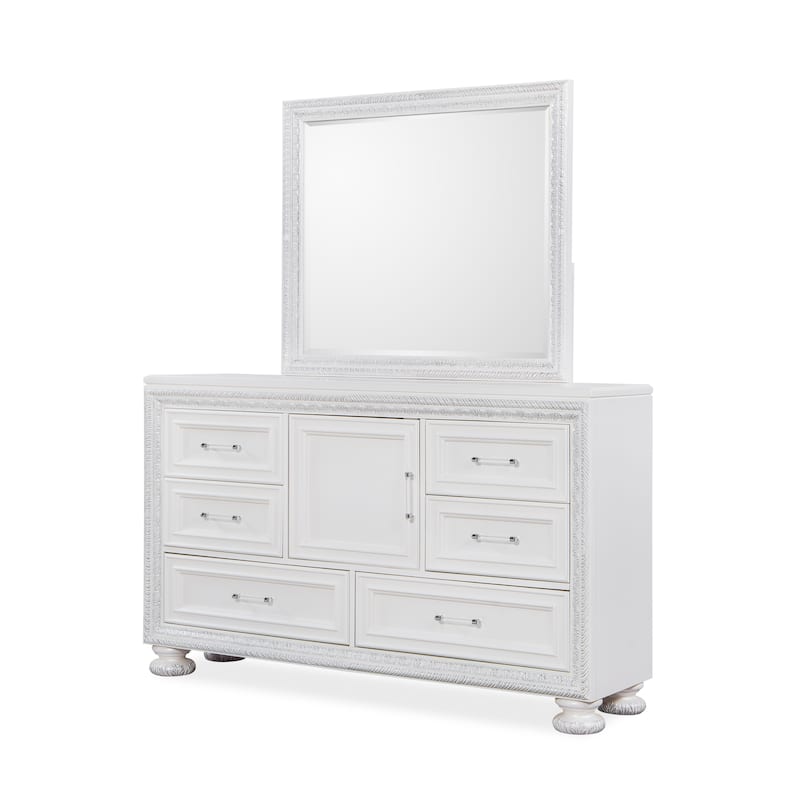 Penta White/Champagne Bedroom Set
