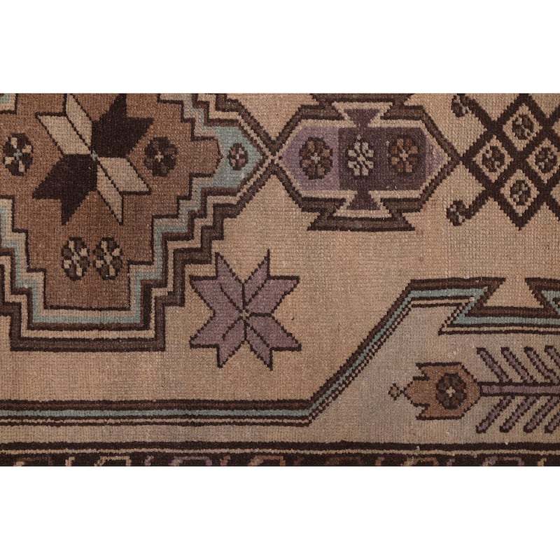 ECARPETGALLERY Hand-knotted Antalya Vintage Beige Wool Rug - 2'11 x 4'9