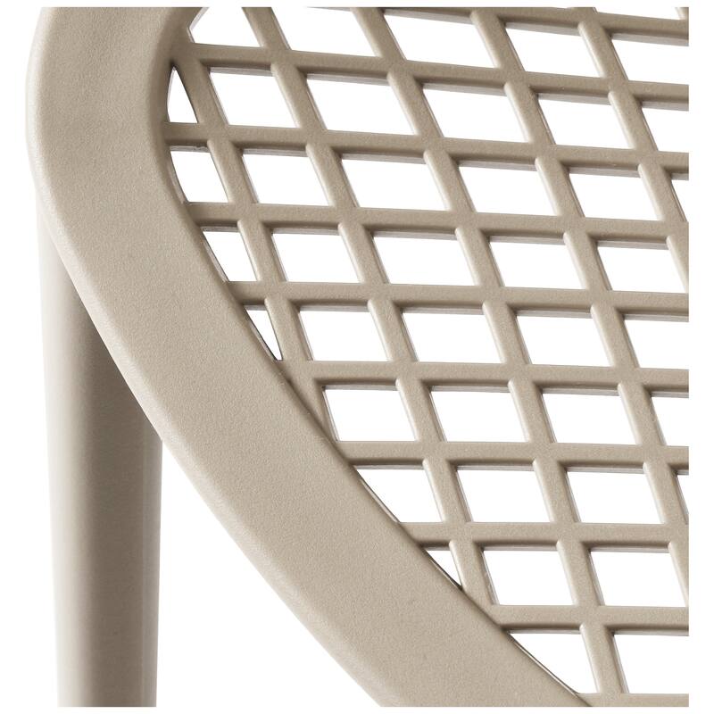 Frond and Form Outdoor Stacking Dining Side Chair (Set of 2)