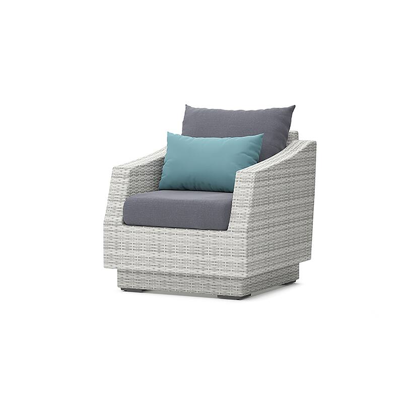 Cannes 8 Piece Sunbrella Outdoor Patio Sofa & Club Chair Set