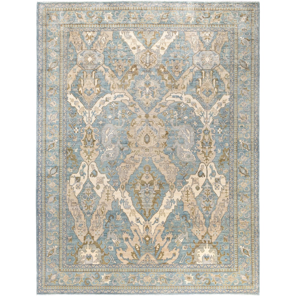 Serapi One-of-a-Kind Hand-Knotted Area Rug - Gray - 9' 2" x 12' 0"