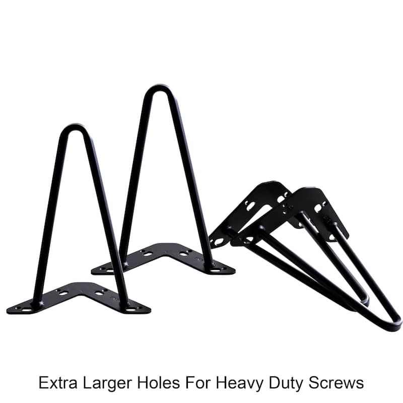 4 Piece Hairpin Metal Table Legs Furniture Legs