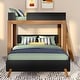 preview thumbnail 33 of 36, Max and Lily L-Shaped Twin over Queen Bunk Bed with Ladder on End
