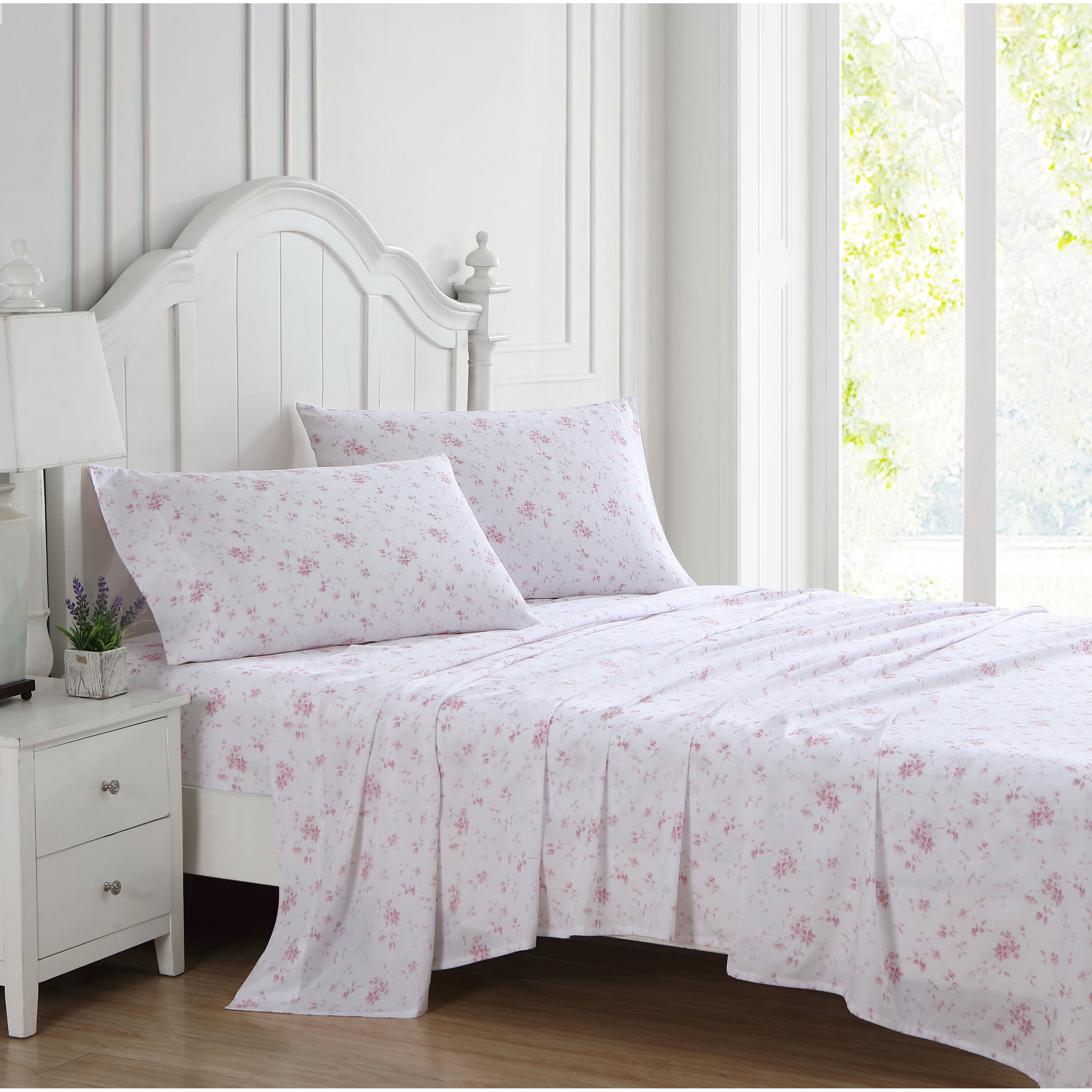 Laura Ashley 300 Thread Count Cotton Bed Sheet Set On Sale Overstock 7324834 Get the best deal for laura ashley fitted sheets bed sheets from the largest online selection at ebay.com. laura ashley 300 thread count cotton bed sheet set