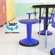 preview thumbnail 35 of 86, Kids Adjustable Height Active Learning Stool for Classroom and Home - 13"D x 13"W x 13.5" - 18.25"H