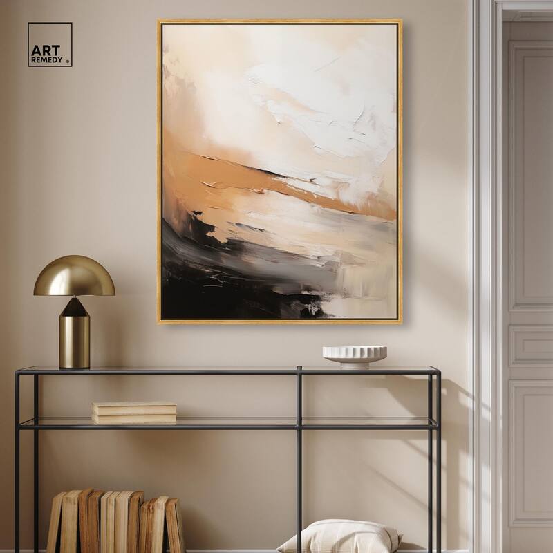 Baked Clay III Canvas by Art Remedy