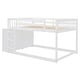 preview thumbnail 13 of 14, Full over Full Bunk Bed with 4 Drawers and 3 Shelves, White