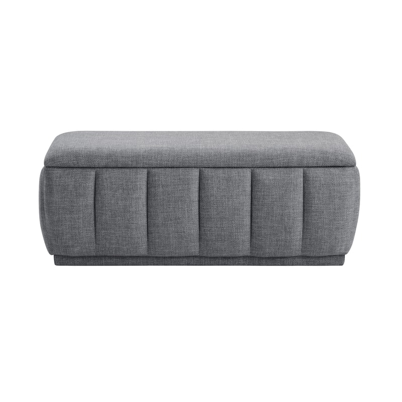 47" Upholstered Entryway Storage Bench End of Bed Bench