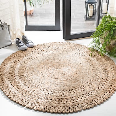 SAFAVIEH Handmade Natural Fiber Adalynn Farmhouse Rug