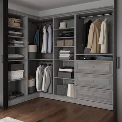 Versatile 97W Walk-In Closet Organizer by Bestar