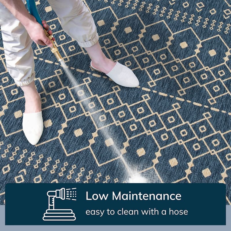 Well Woven Medusa Nord Indoor Outdoor Area Rug
