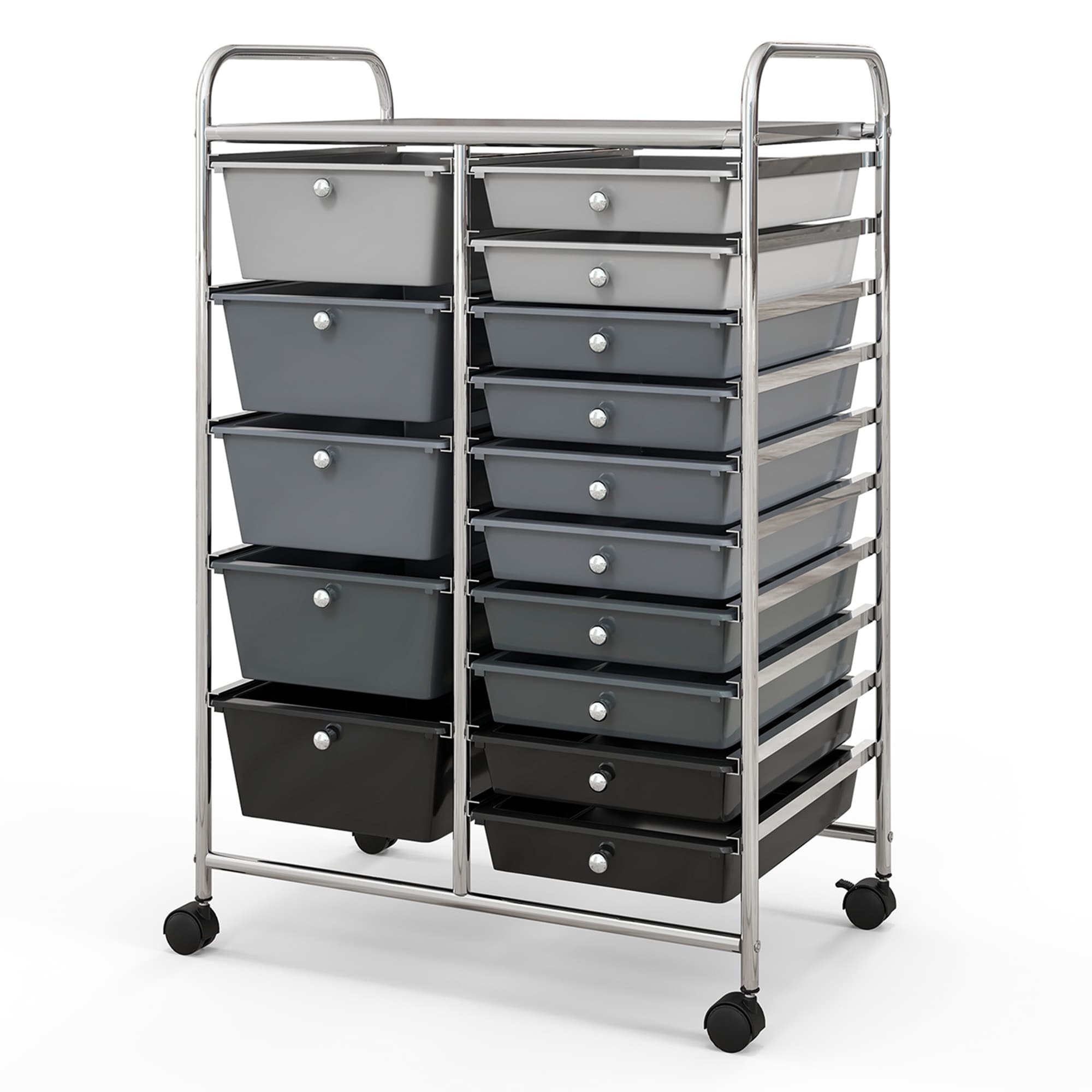  ARLIME 15-Drawer Storage Cart, 15 Drawer Trolley, Rolling  Organizer Cart, Scrapbook Paper Organizer, Suitable for Office and School,  Rolling Office Organizer Tools : Office Products